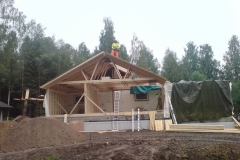 Tillbyggnad av ett hus i Ransby